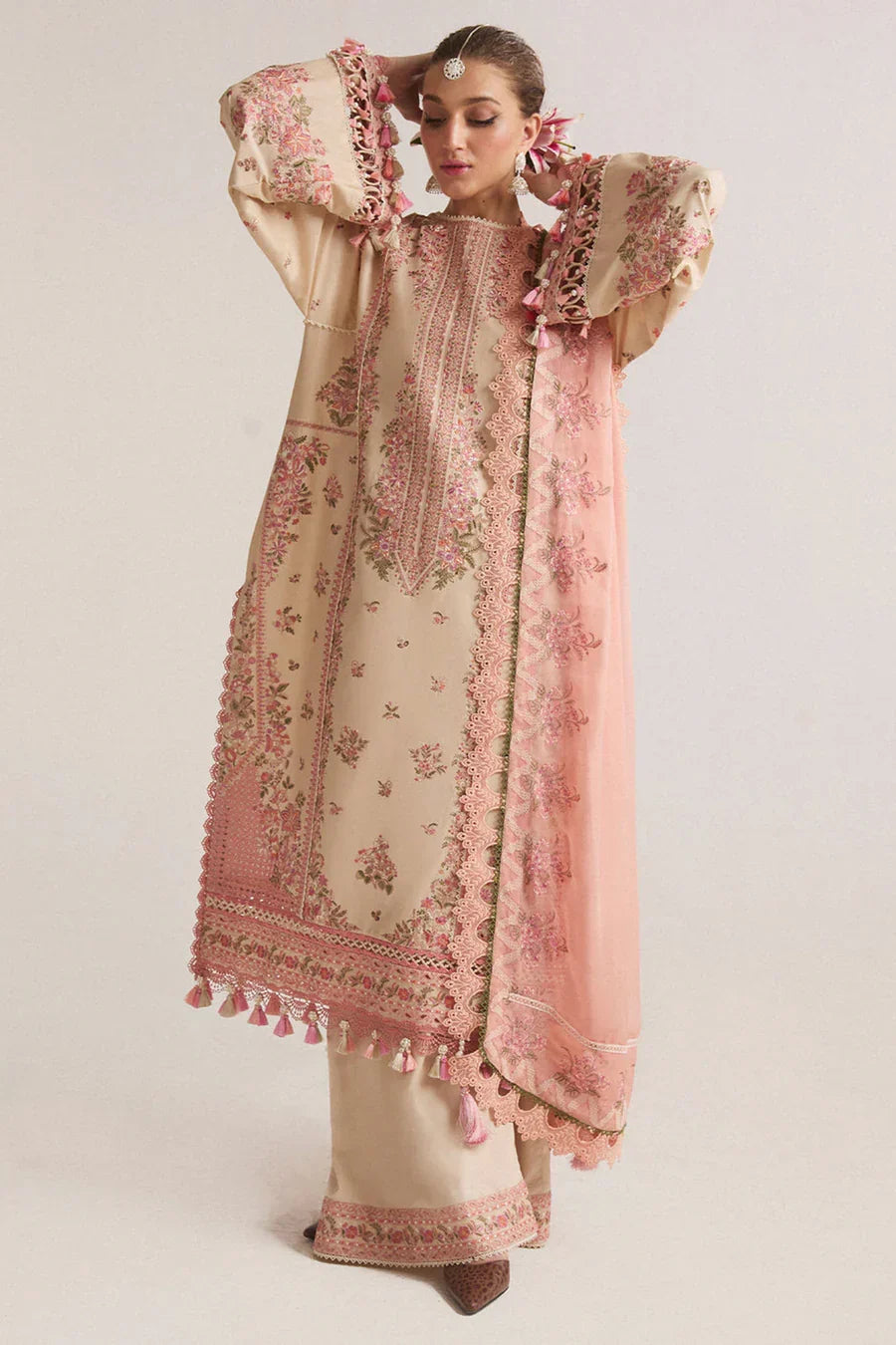 LUXURY PREMIUM EMB 3PC LAWN COLLECTION 2026