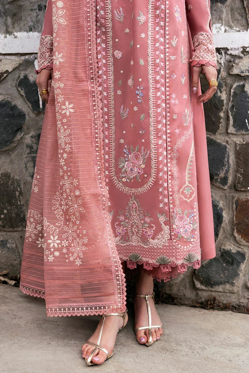 QALAMQAR-UNSTITCHED 3PC LAWN EMBROIDERED SUIT-PK-4213