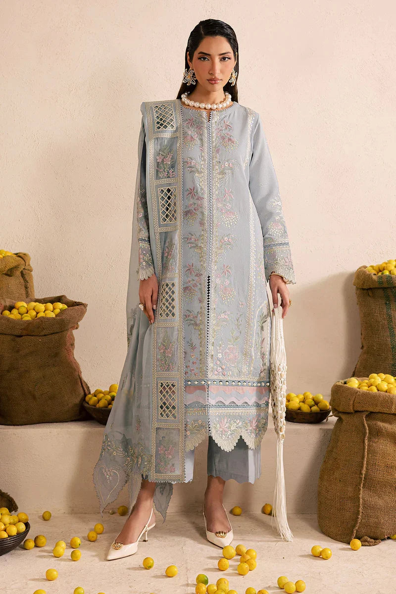 KHAADI 2PC ALL OVER BANA DORA LAWN 90/96 DIGITAL PRINTED VOL-03