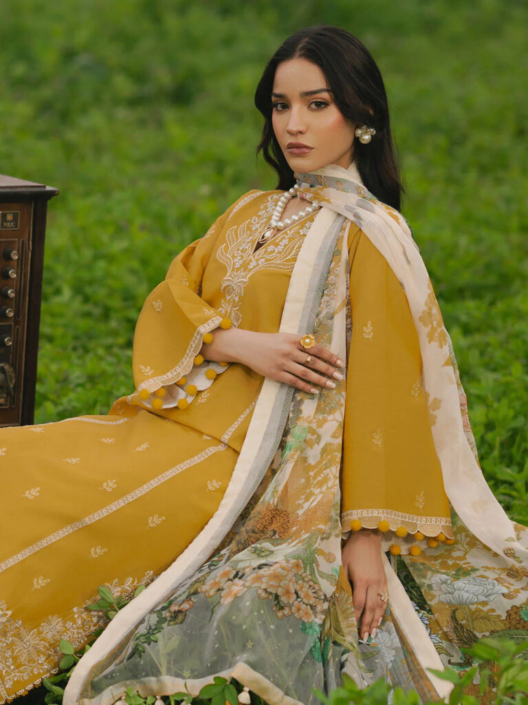 LUXURY PREMIUM EMB  3PC LAWN 2026