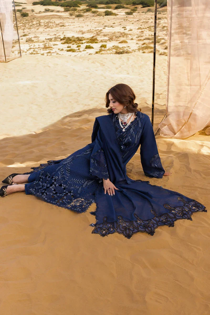 Rang Rasiya Premium Embroidered Lawn Unstitched 3Pc Suit D-15 NATALIA