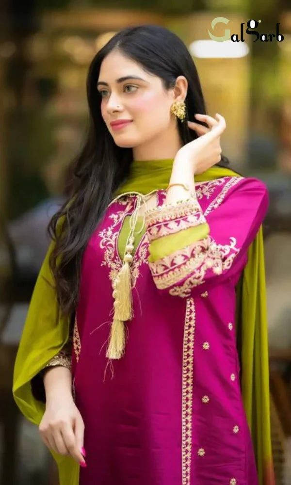 LUXURY PREMIUM EMB 3PC LAWN 2026