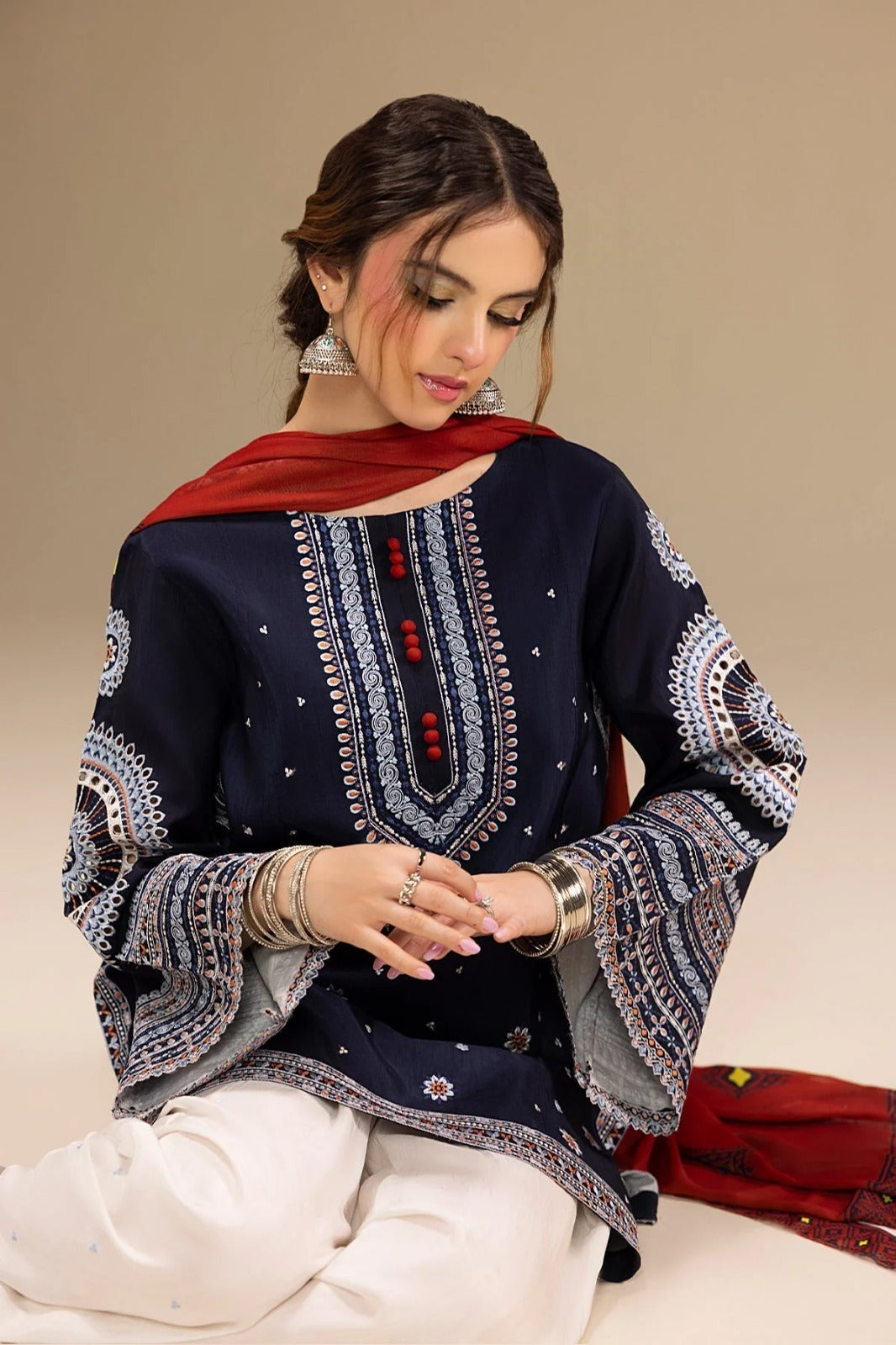 LUXURY PREMIUM EMB 3PC LAWN 2026