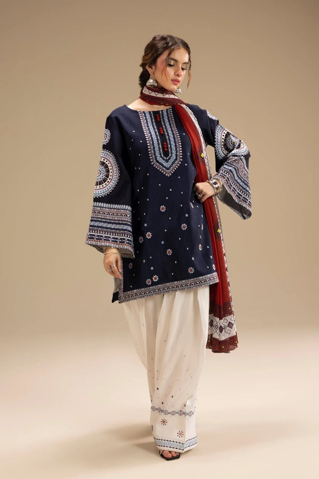 LUXURY PREMIUM EMB 3PC LAWN 2026
