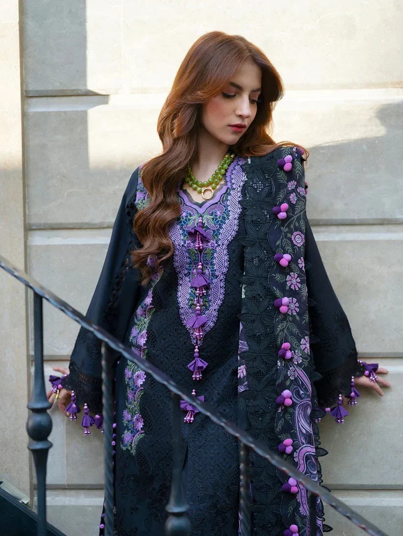 MP1164 - SUMMER 3PC Lawn ChickenKari Embroidered Suit