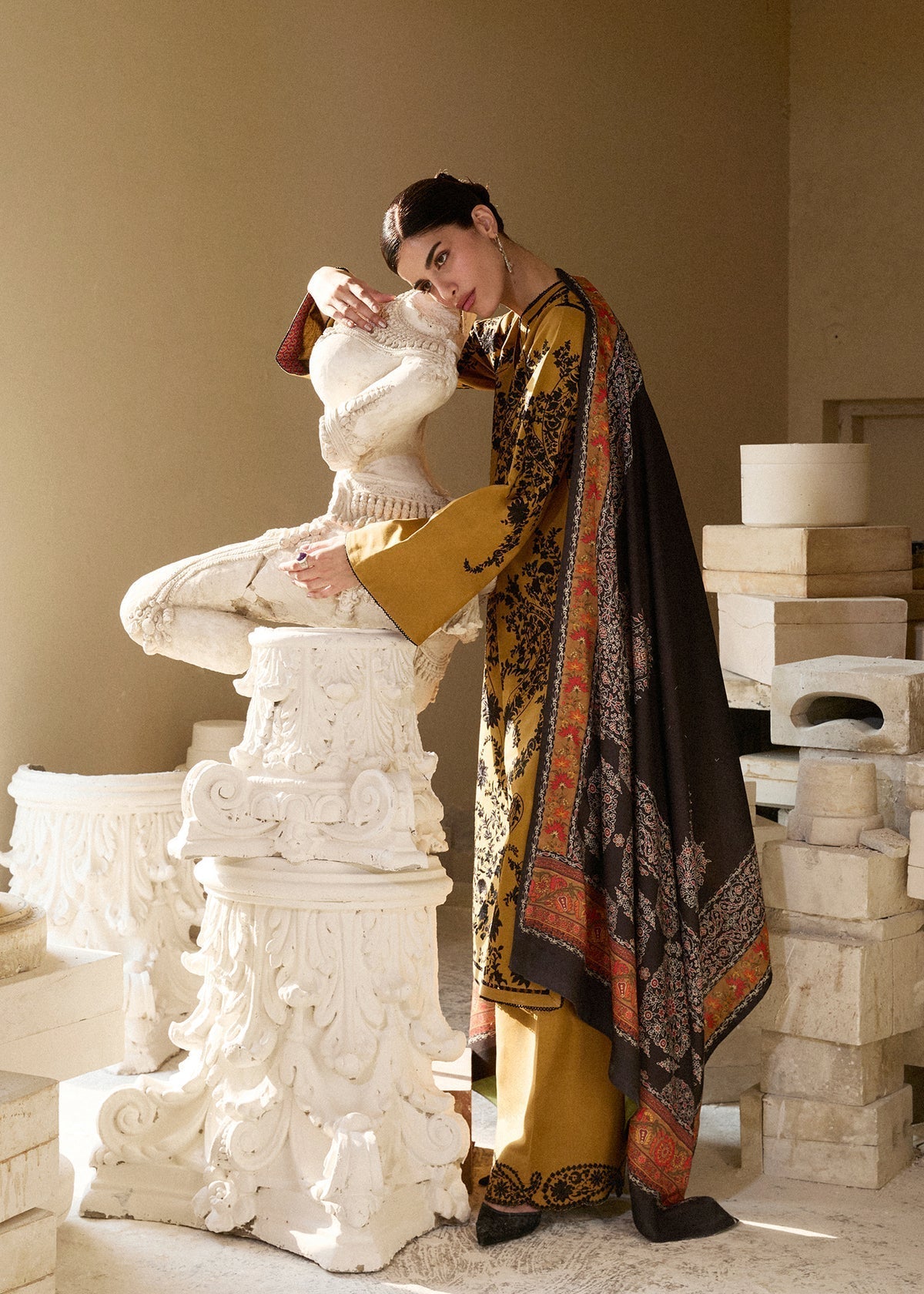 LUXURY PREMIUM EMB 3PC LAWN COLLECTION 2026
